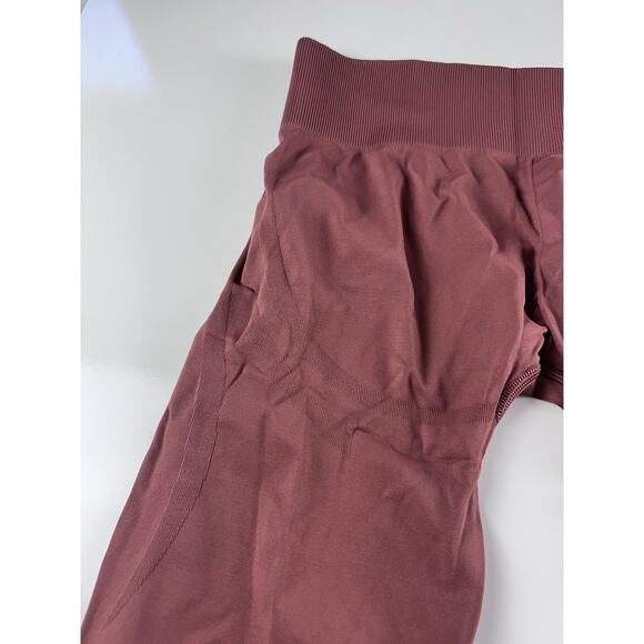 Gymshark Everyday Seamless Leggings Women's XL Activewear Workout Body Fit Red - Picture 6 of 7